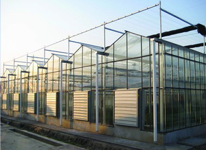 Single layer glass greenhouse profiles