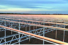 Steel structure of glass greenhouse
